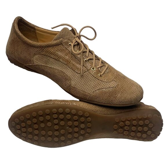 Vaneli Sport‎ Taupe Leather with Suede Fashion Sneakers - Picture 7 of 10